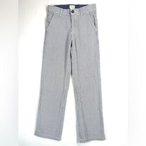 DRESSED UP BY‎ GYMBOREE Boys' Striped Seersucker Dress Pants Preppy Nautical 8